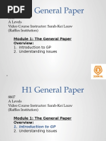 GP - All JCs 2007 Mid-Year GP Comprehension & Essays | PDF ...
