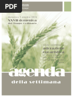 Comunità pastorale di Uggiate e Ronago - Agenda della settimana