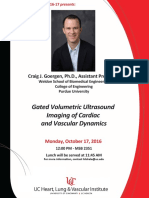 HLVI Seminar Series 2016-17 Presents Craig J. Goergen, Ph.D.