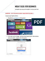 Cara Membuat Blog (Untuk Pemula)