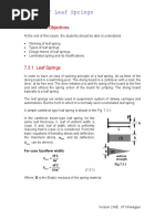 21 Design of Leaf Springs | PDF | Strength Of Materials | Stress ...