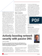 Boost network security with passive DNS monitoring