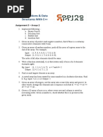 Assignment 5. Arrays 2