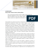 Pureza y Nacion Masacres, Silencios y Órdenes Políticos. Ludmila Da Silva Catela. 