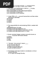 Mcqs On Forex