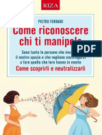 Come Riconoscere Chi Ti Manipola - Piero Fornari