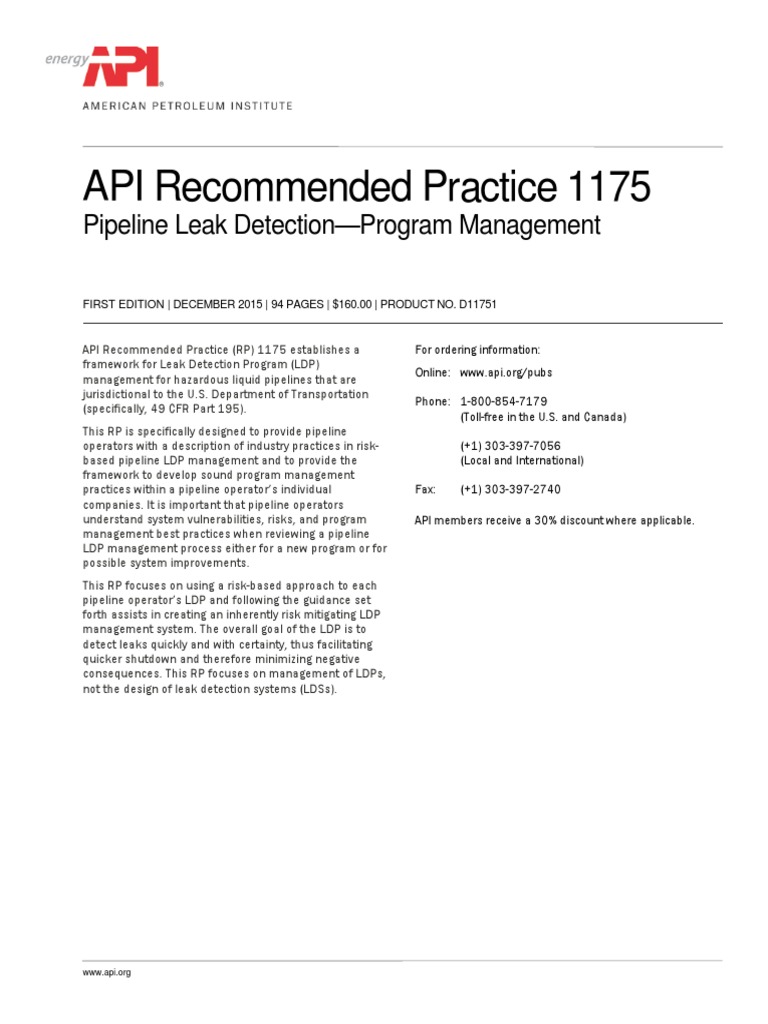 Pipeline Leak Detection Management Guide | PDF | Pipeline Transport ...