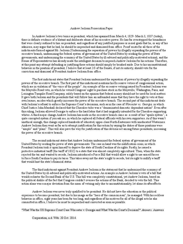 Prosecution essay picture