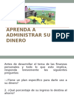 Aprenda a Administrar Su Dinero