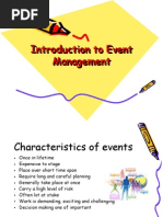 Introduction To Event Management