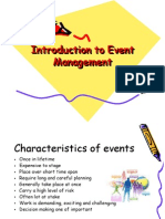 Introduction To Event Management