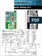 Build a Rebote Delay 2.5 analog effects pedal circuit