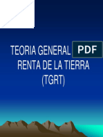 Teoria General de Las Rentas de La Tierra 2011