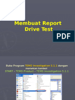 Membuat Report Drive Test