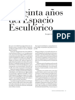 A 30 Años Del Espacio Escultorico PDF