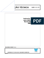 Cetesb - Instrução Técnica - Aplicação Da Norma Brasileira NBR 10.151