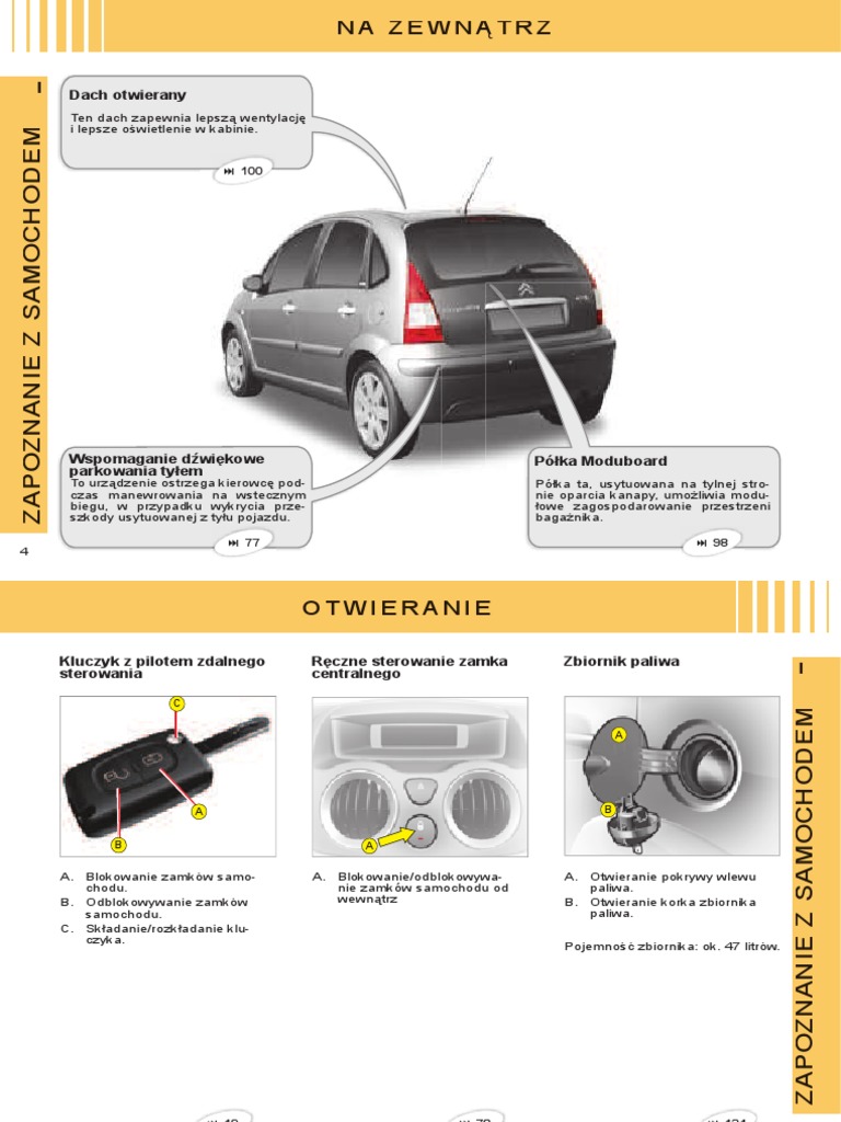 Citroen C3 Instrukcja Obsługi Po Polsku