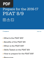 Prepare For Psat 8 9