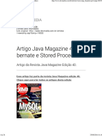Artigo Java Magazine 40 - Hibernate e Stored Procedures