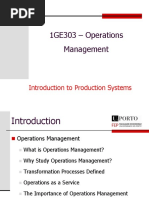 1 - Introduction Production Processes