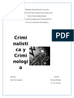 Criminalistica y Criminologia