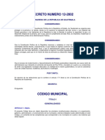 Codigo Municipal Decreto 12-2002