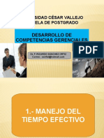 Desarrollo de Competencias Gerenciales - Maestría