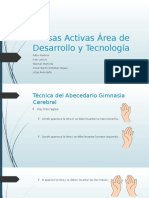 Pausas Activas Área de Desarrollo y Tecnología