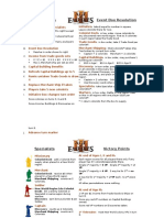 Age of Empires III boardgame Quick Reference sheet (Pum)