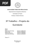 Memória de Cálculo Guincho