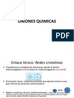 Unidad - Uniones Quimicas