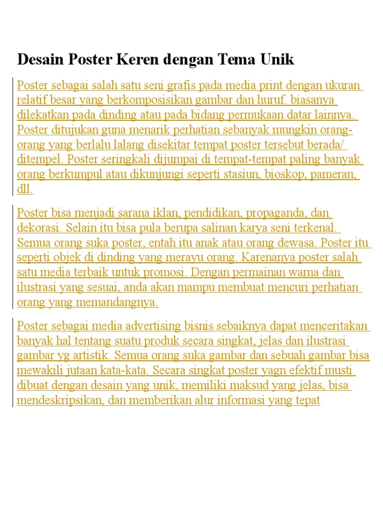 47++ Gambar poster terdiri dari gambar objek dan huruf atau ideas