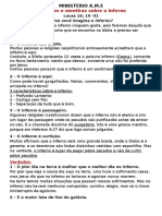 Estudo de Célula - Verdades e Mentiras Sobre o Inferno