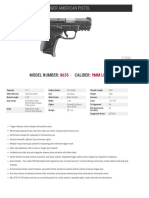 Ruger American Pistol Compact Models Spec Sheet