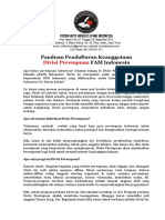 Panduan Pendaftaran Keanggotaan Divisi Perempuan PDF
