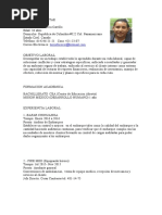 Curriculum Vitae (1) Arturo