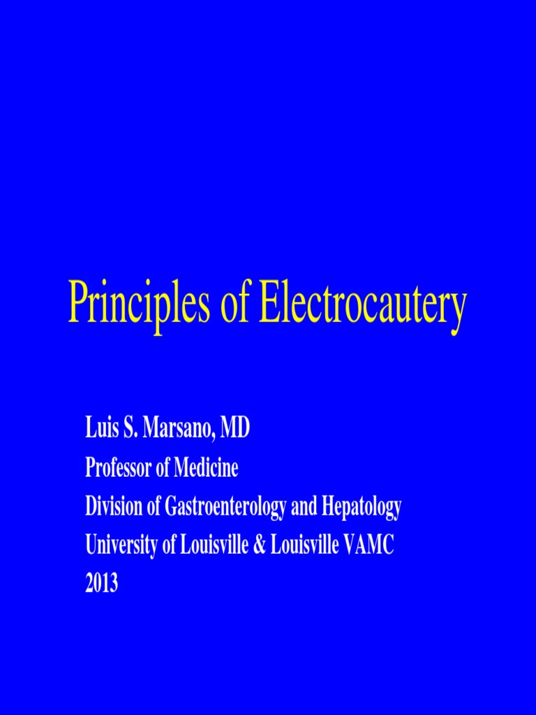 Electrocautery PDF PDF Artificial Cardiac Pacemaker Clinical Medicine
