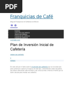 Plan de Negocios para Cafetería | PDF | Plan de negocios | Marketing