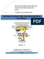 Estructura Socioeconomica de Mexico