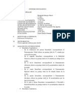 Informe Psicologico