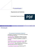 Aulas de Probabilidade I - Exercícios - Professora Tarciana Liberal - UFPB