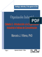 Cátedra 2 Introducción A La Organización Industrial e Índices de Concentración