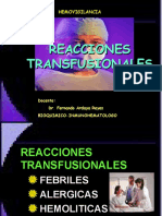 Reacciones Transfusionales 2