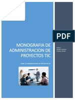 Monografia de Administración de Proyectos