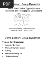 Download Demo Lesson Group Dynamics in Social Psychology by jbeaupre424 SN32587269 doc pdf