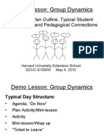 Demo Lesson: Group Dynamics in Social Psychology