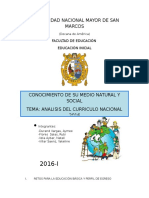 Analisis Del Curriculo Nacional 2016 Listo