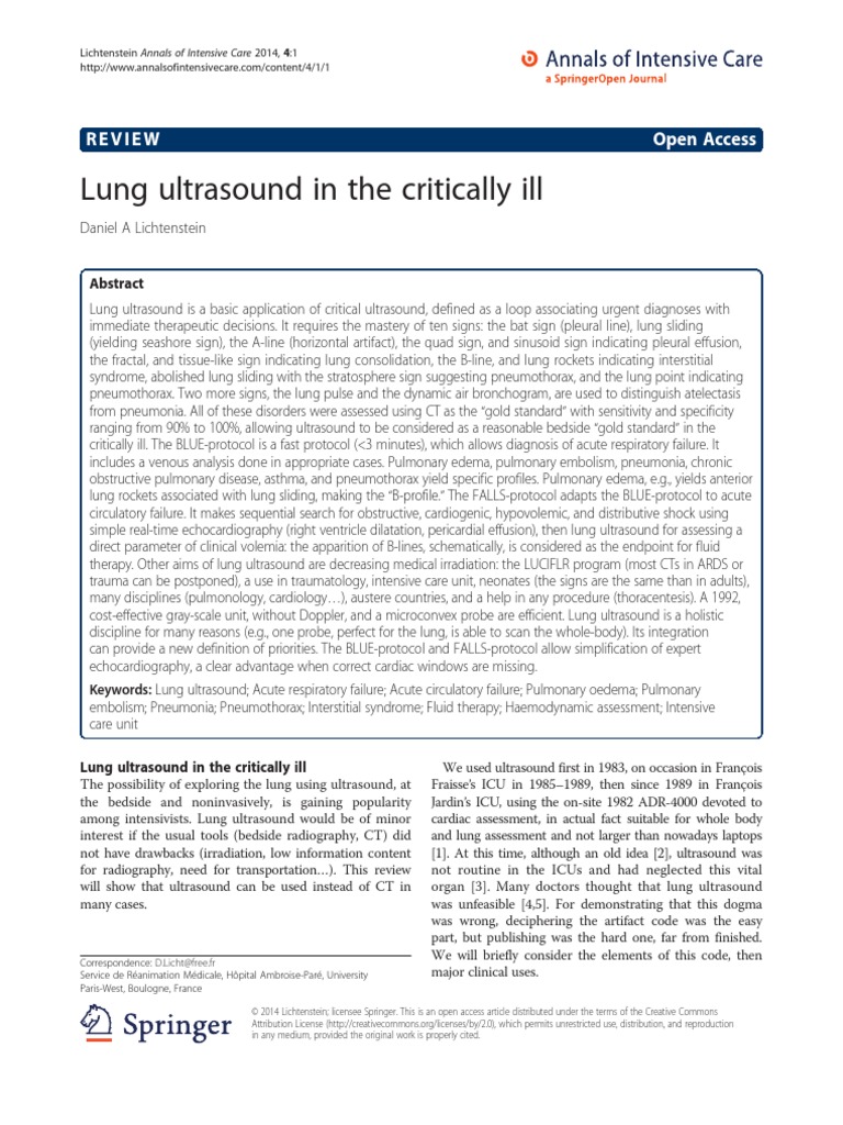 Protocol Lung Ultrasound Pediatric Systemic Jia