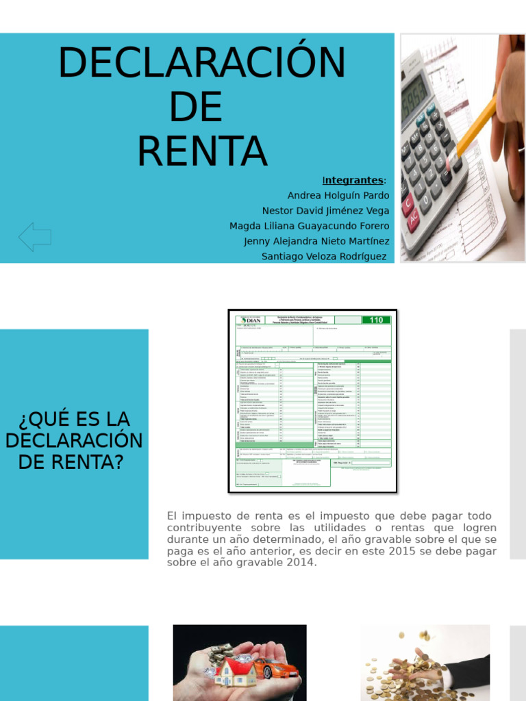 Declaración de Renta | PDF