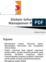 Sistem Informasi Manajemen Partai